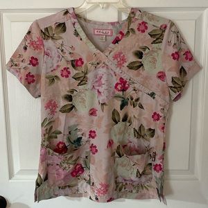Koi Scrub Top
